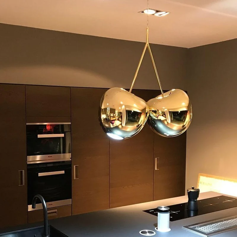 Cherry Lamp Metall Pendelleuchte Kirsche