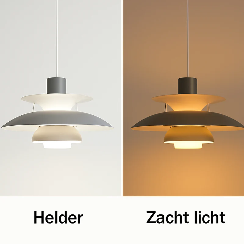 Ronde LED Plafondlamp Dimbaar 30cm Warm Wit 3000K Aluminium Acryl Minimalistisch Design voor Woonkamer Slaapkamer Eetkamer Home Office | Sansoti
