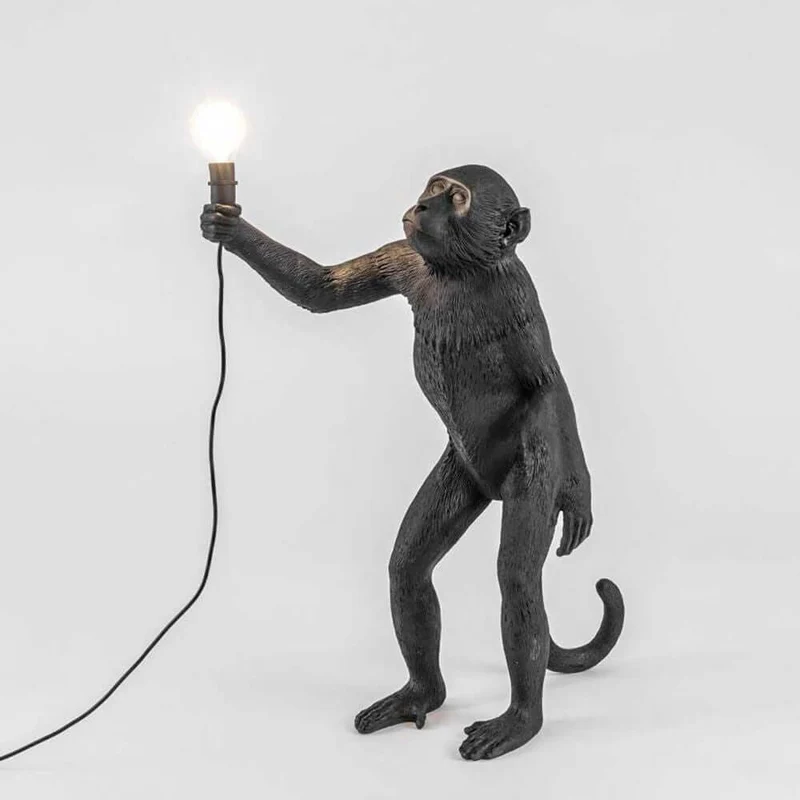 Seletti Monkey Außen-Tischleuchte stehend