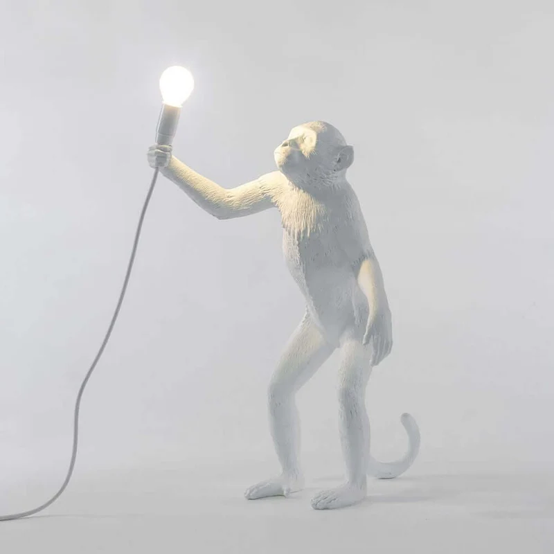 Seletti Monkey Außen-Tischleuchte stehend
