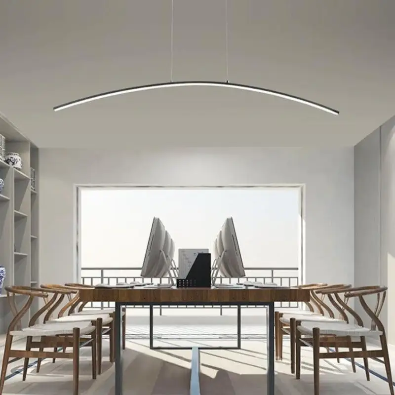 Hanglamp Keuken Design Aluminium Acryl LED G9 26W Zwart Eettafel Woonkamer Modern | Sansoti