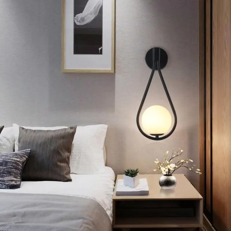 Wandlamp Druppel Design Aluminium Acryl LED G9 12W Goud Zwart Woonkamer Slaapkamer