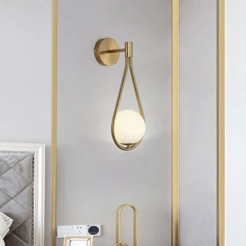 Wandlamp Druppel Design Aluminium Acryl LED G9 12W Goud Zwart Woonkamer Slaapkamer