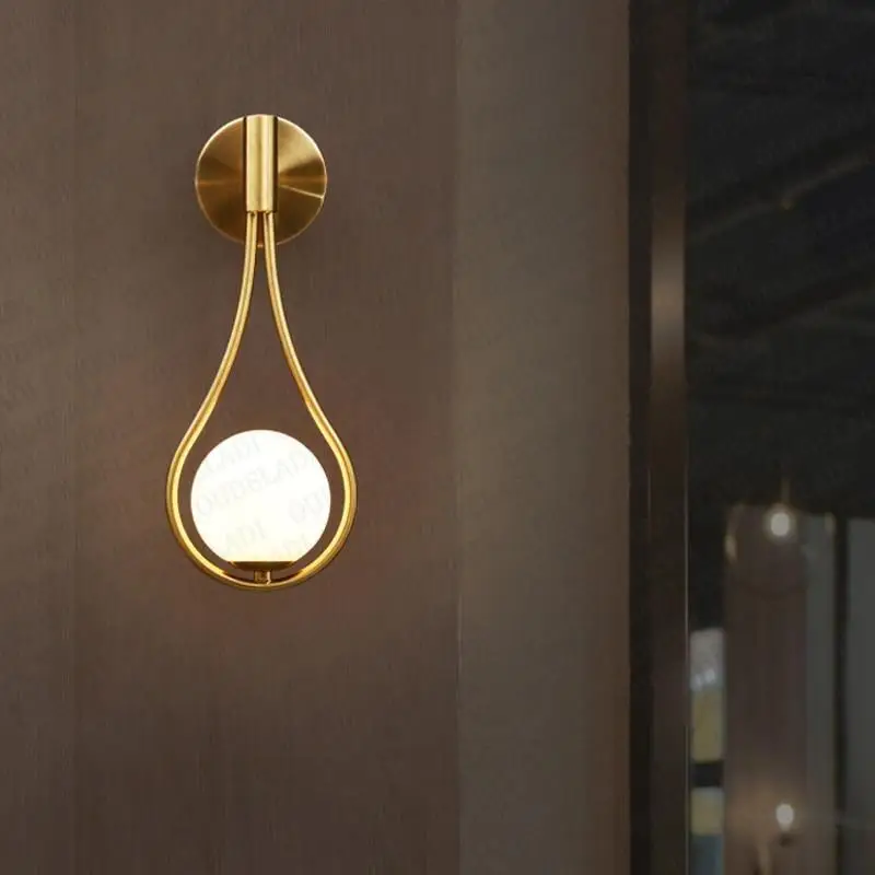 Wandlamp Druppel Design Aluminium Acryl LED G9 12W Goud Zwart Woonkamer Slaapkamer
