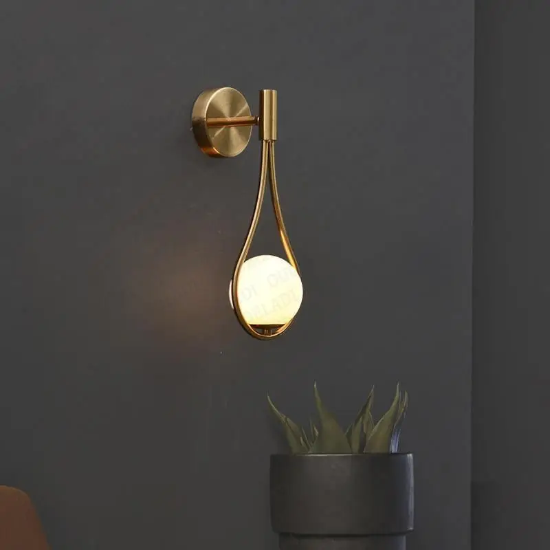 Wandlamp Druppel Design Aluminium Acryl LED G9 12W Goud Zwart Woonkamer Slaapkamer