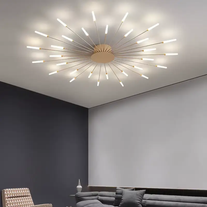 Plafondlamp Buizen Design Italiaans Aluminium Acryl LED G9 60W Woonkamer Hal Modern