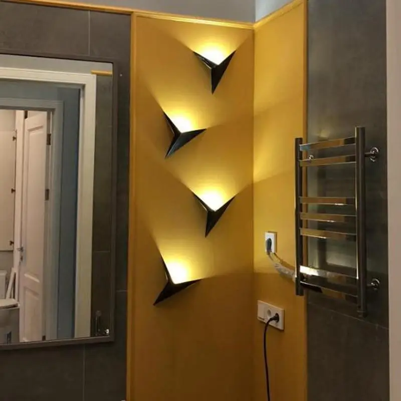 Wandlamp Ster Design LED Aluminium Acryl 3W Scandinavisch Woonkamer Kinderkamer Sfeer
