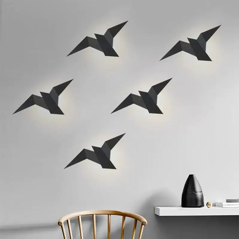 Wandlamp Vogel Design Aluminium Acryl LED 4W Scandinavisch Woonkamer Slaapkamer | Sansoti