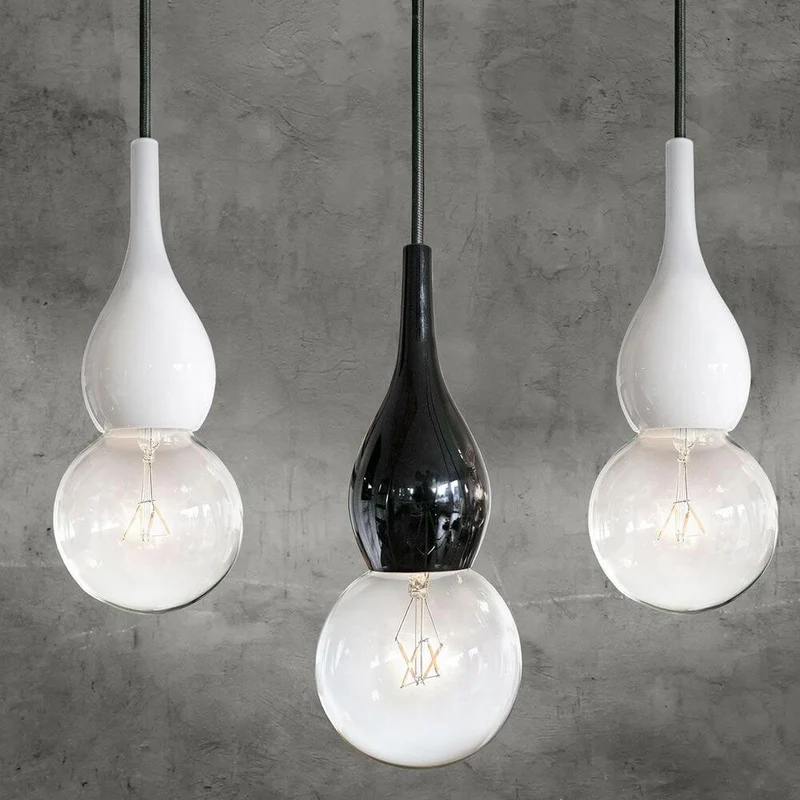 Blubb Mini Einbau-Pendellampe aus Glas