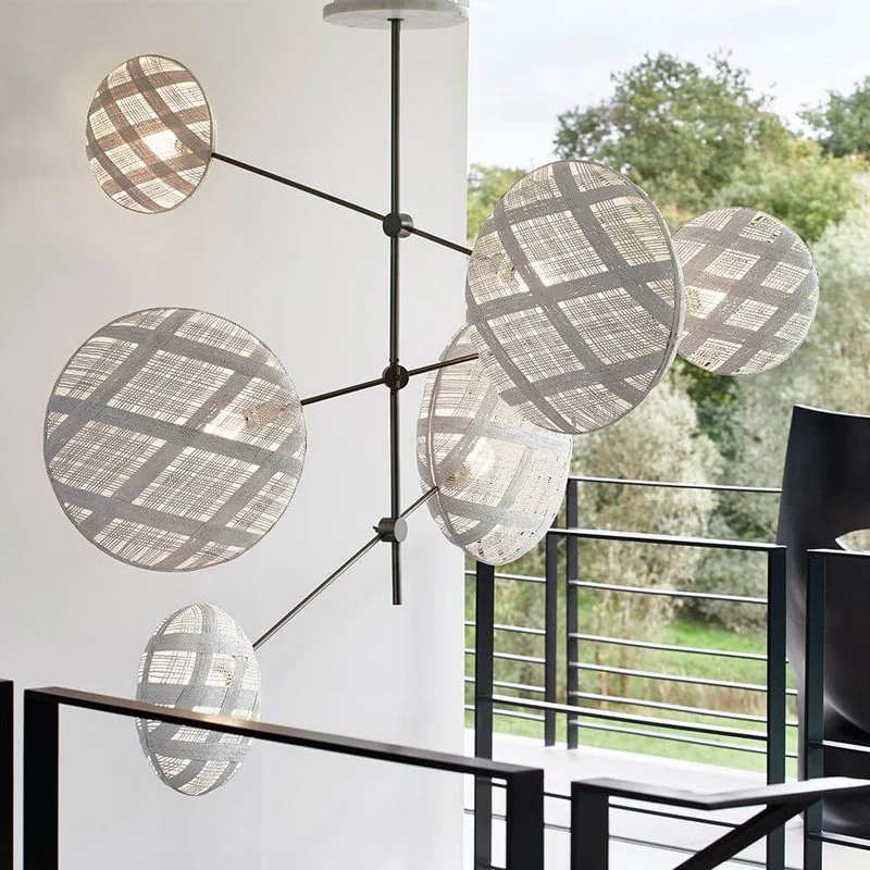 Forestier Deckenlampe Chanpen Structure 6-flg.