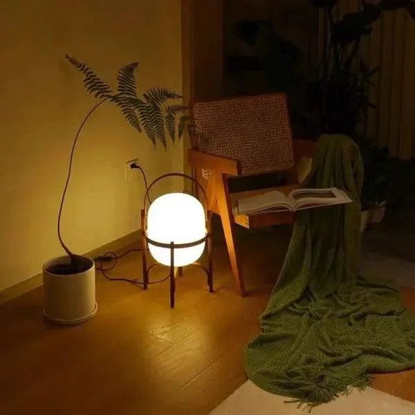 Tafellamp Hout Opaal Glas Naturel 3 Maten Woonkamer Slaapkamer Sfeerverlichting Staande Lamp Japandi Scandinavisch | Sansoti