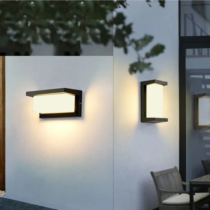 Buitenlamp Met Bewegingssensor LED IP65 Wandlamp 26cm Waterdicht | Sansoti