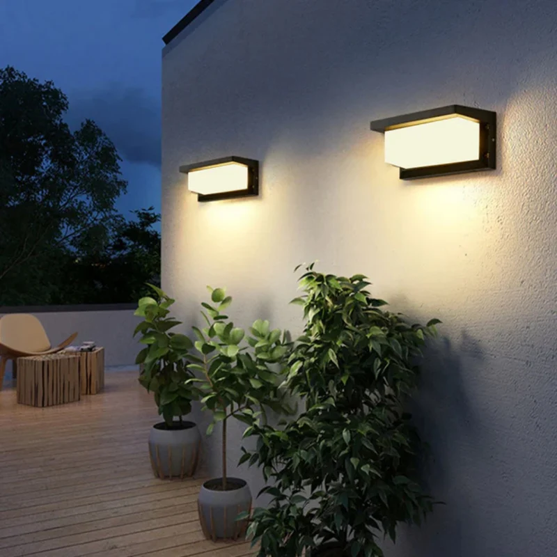 Buitenlamp Met Bewegingssensor LED IP65 Wandlamp 26cm Waterdicht | Sansoti