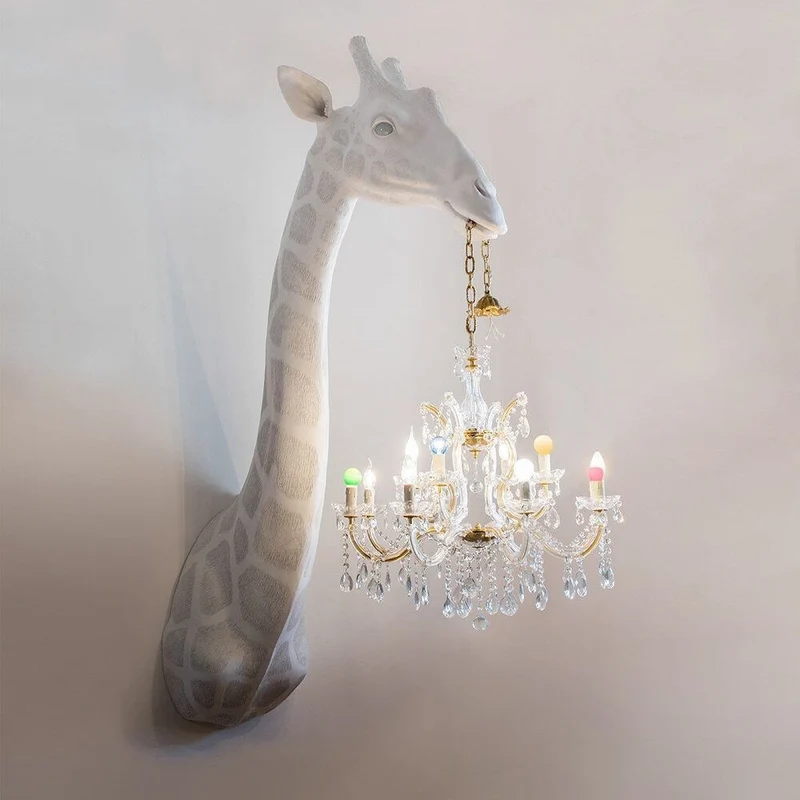Giraffe in Love Wandleuchte 173cm