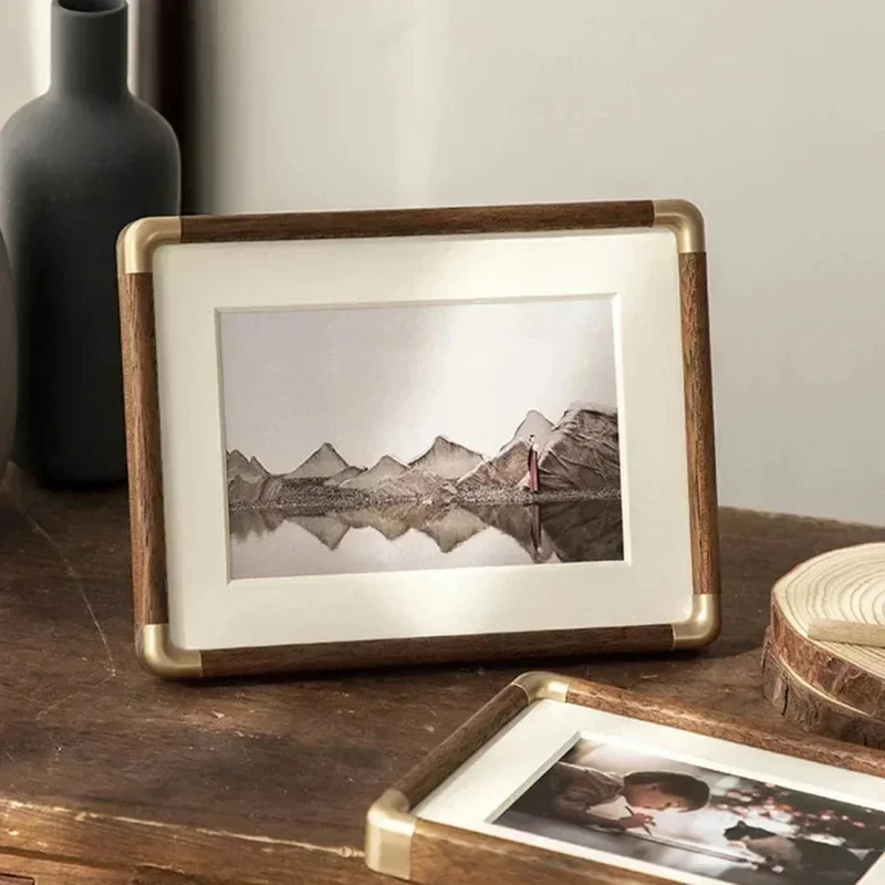 Fotolijst Hout Vintage Tafelmodel 5 Tot 12 Inch Massief | Sansoti