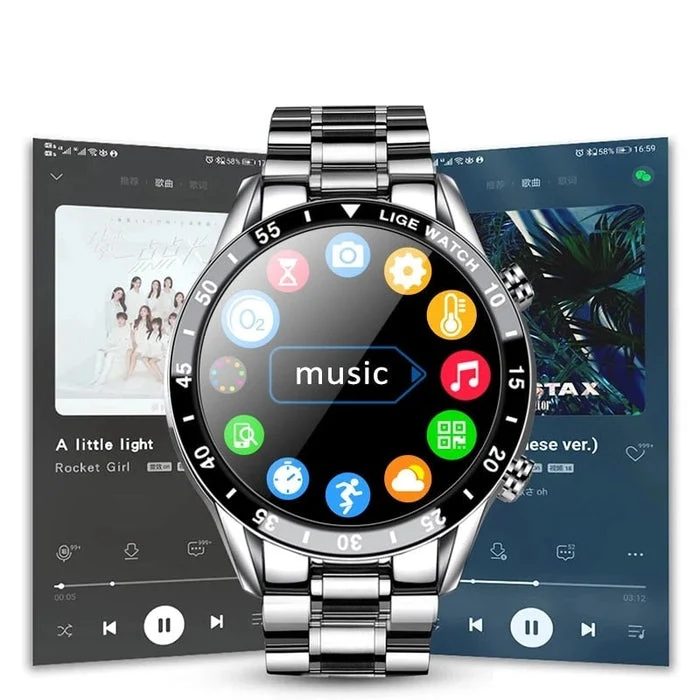 Smartwatch met 4G-connectiviteit en oproepmogelijkheid voor mannen en vrouwen | Sansoti