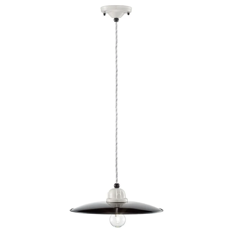 Ferroluce B&W Hängeleuchte Ø 30cm