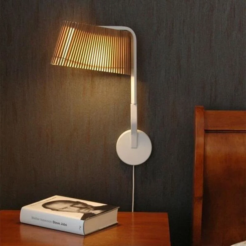 LED Wandleuchte Owalo 7030 aus Holz 47cm