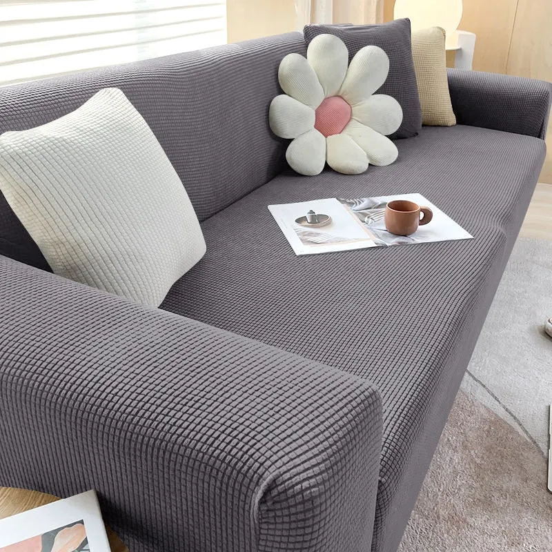 Rekbare Bankhoes met Anti-slip Coating - Volledige Bescherming voor 1-4 Zits Zitmeubels - Verkrijgbaar in 10 Kleuren | Sansoti