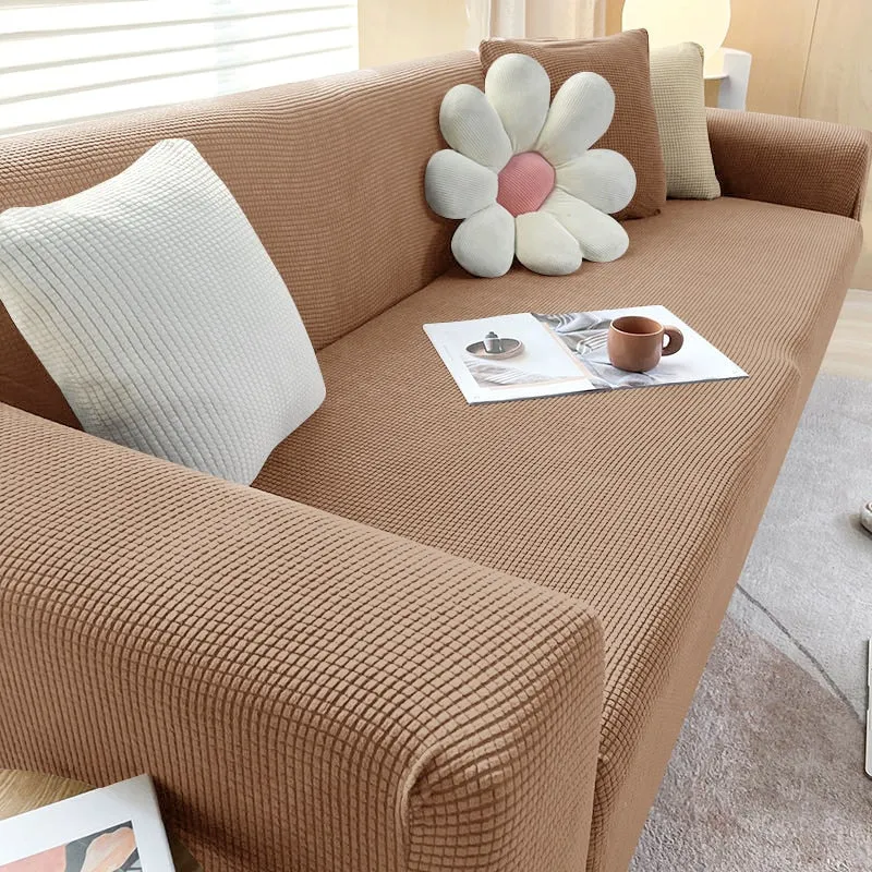 Rekbare Bankhoes met Anti-slip Coating - Volledige Bescherming voor 1-4 Zits Zitmeubels - Verkrijgbaar in 10 Kleuren | Sansoti