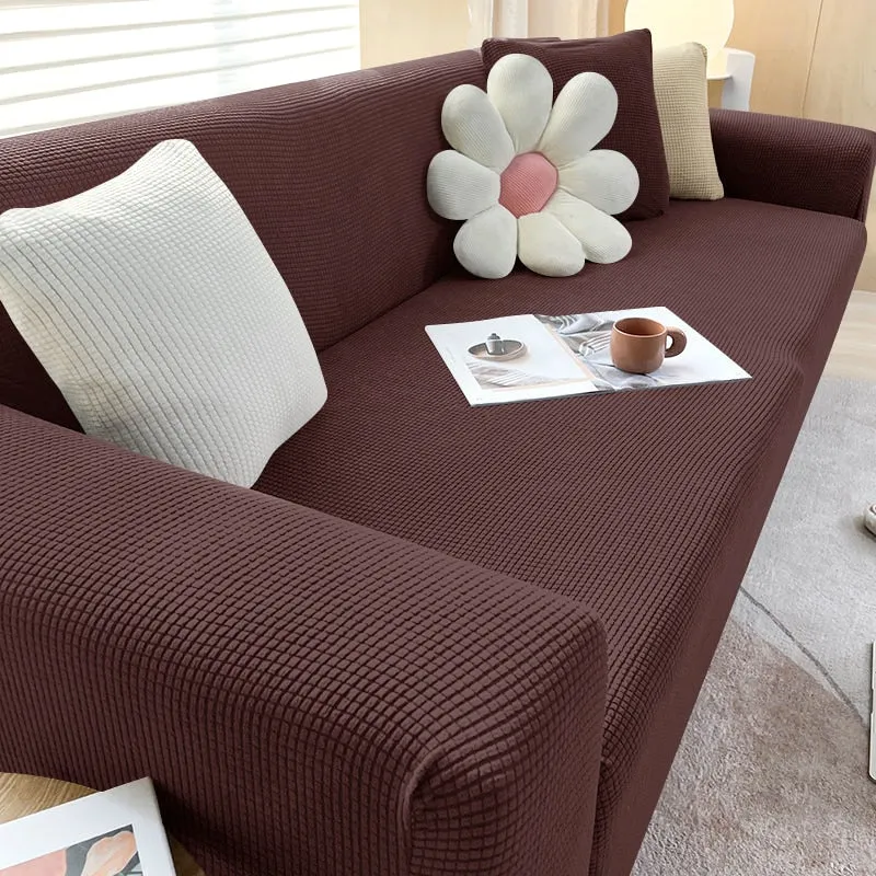 Rekbare Bankhoes met Anti-slip Coating - Volledige Bescherming voor 1-4 Zits Zitmeubels - Verkrijgbaar in 10 Kleuren | Sansoti