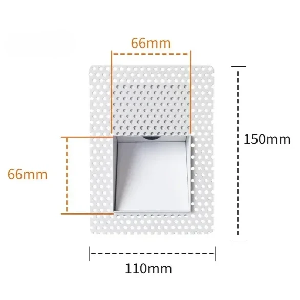 Inbouw Wandlamp LED Sensor 3W Frameloos Modern Trapverlichting Wit | Sansoti
