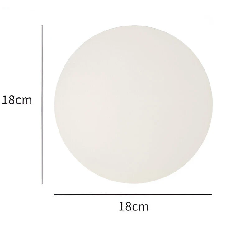 Wandlamp Rond Gesatineerd Glas Minimalistisch Japandi Ø12 Ø20 Slaapkamer Hal | Sansoti
