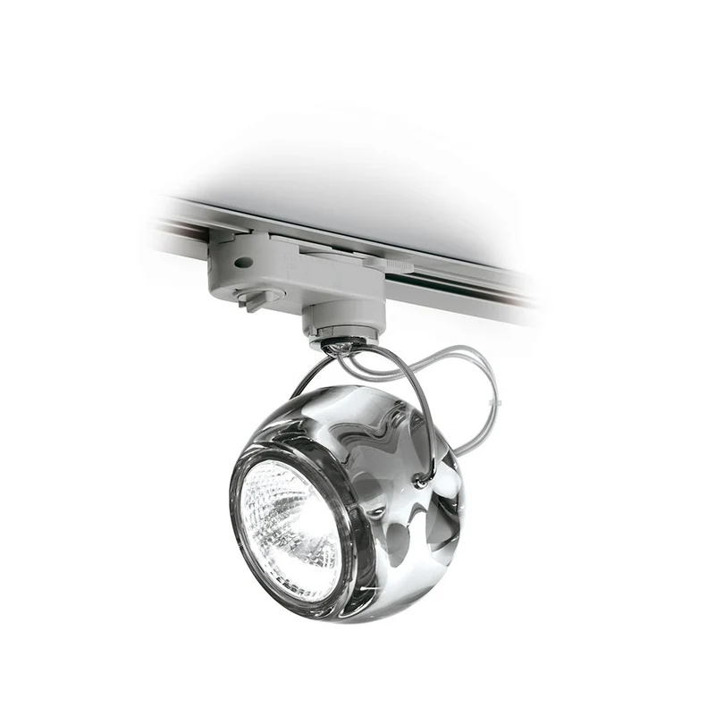 Fabbian Beluga Schienen-Deckenlampe Ø 9cm