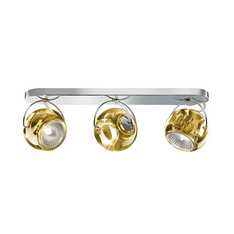 Fabbian Beluga Wand- & Deckenlampe 3-flammig