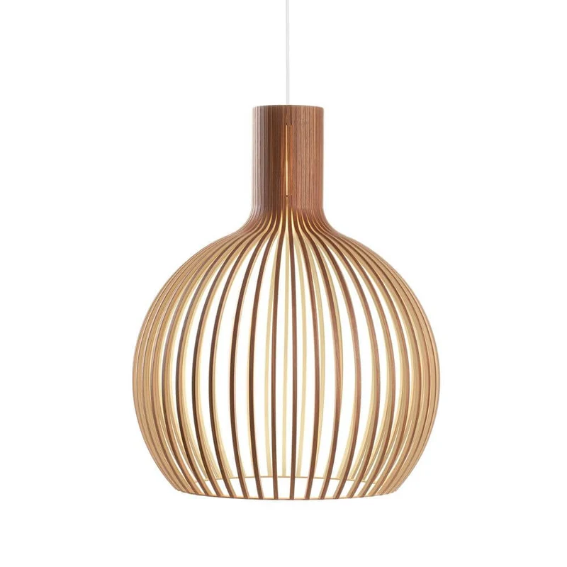 Pendelleuchte Octo Small 4241 aus Holz Ø 45cm