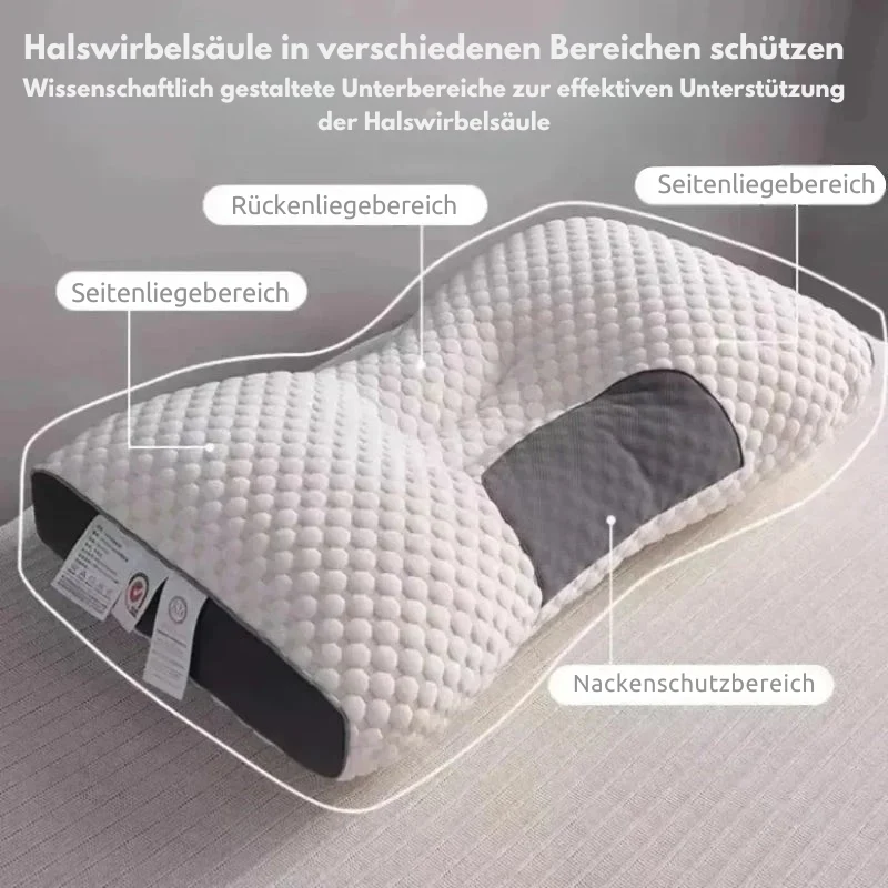 Traagschuim Nekkussen Ergonomisch voor Nekwervel Ondersteuning en Pijnvrij Ontwaken Zijslapers Rugslapers | Sansoti