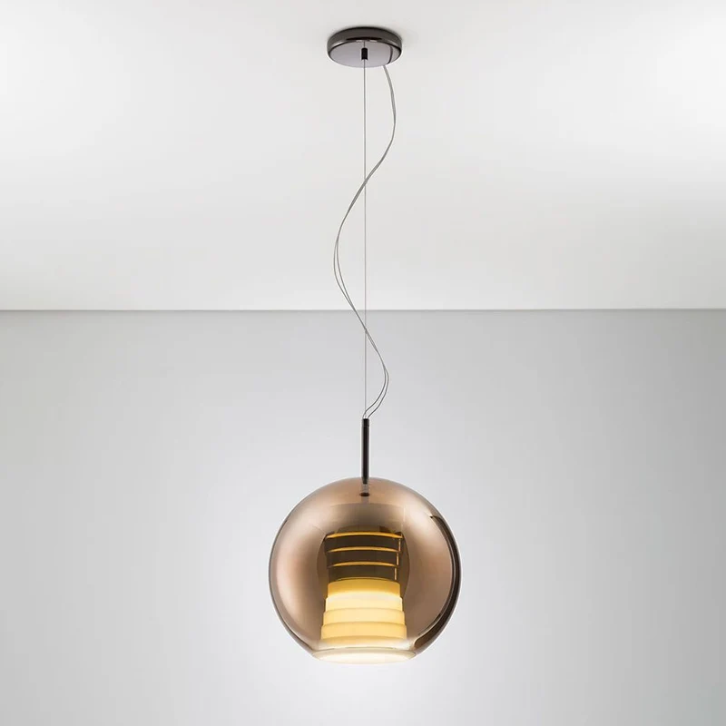 Fabbian Beluga Royal LED-Pendelleuchte Ø30cm
