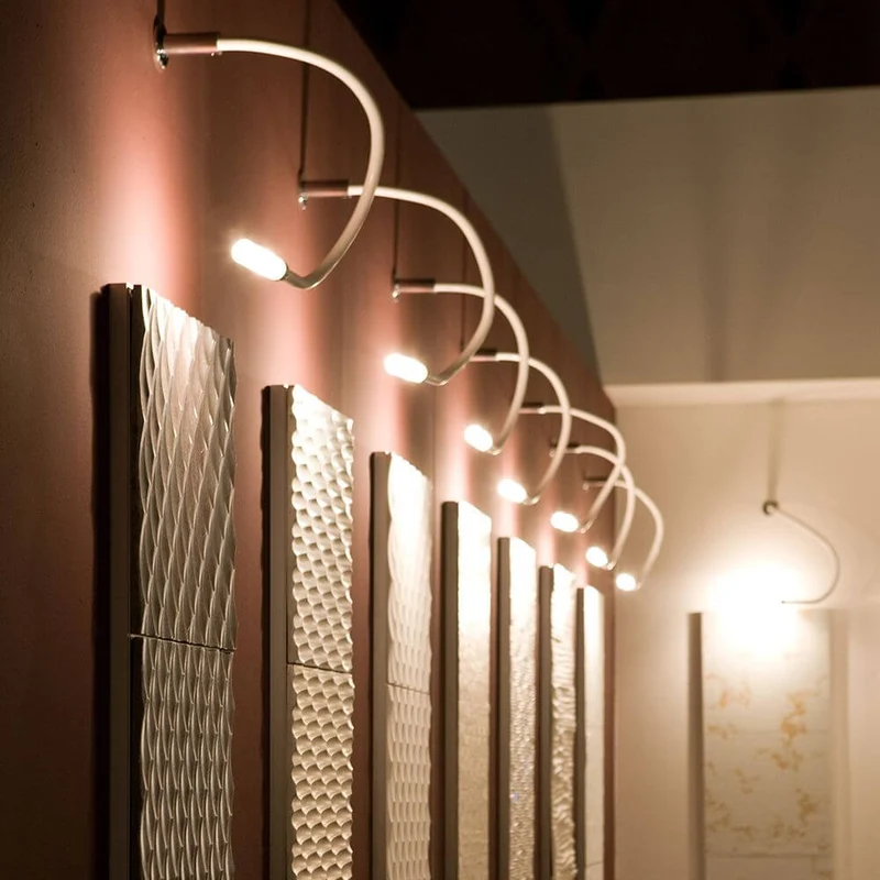Fabbian Snake LED Wand- & Deckenleuchte