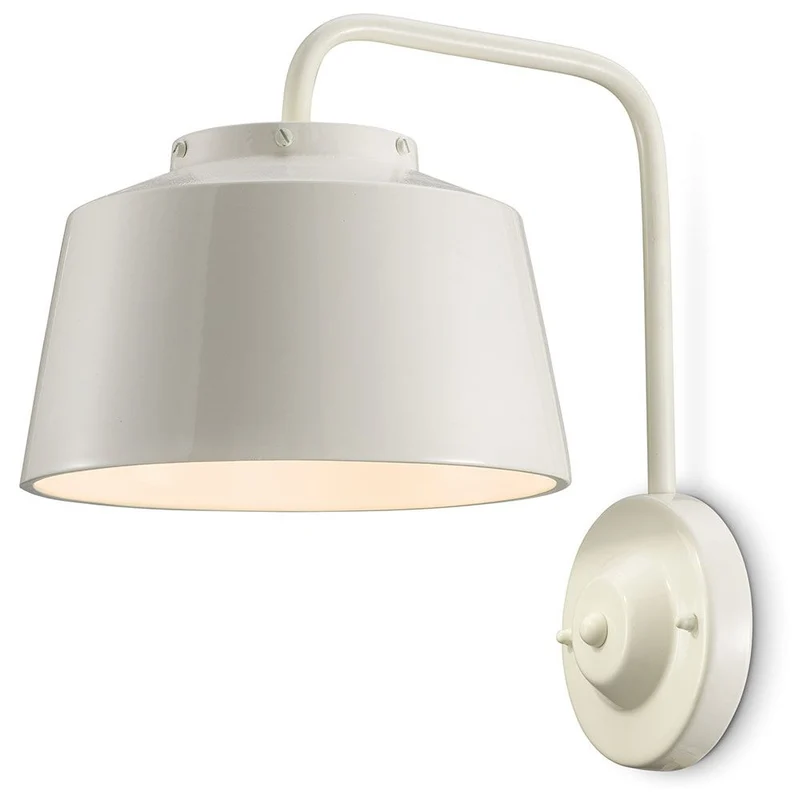 Ferroluce 50's Wandleuchte aus Keramik
