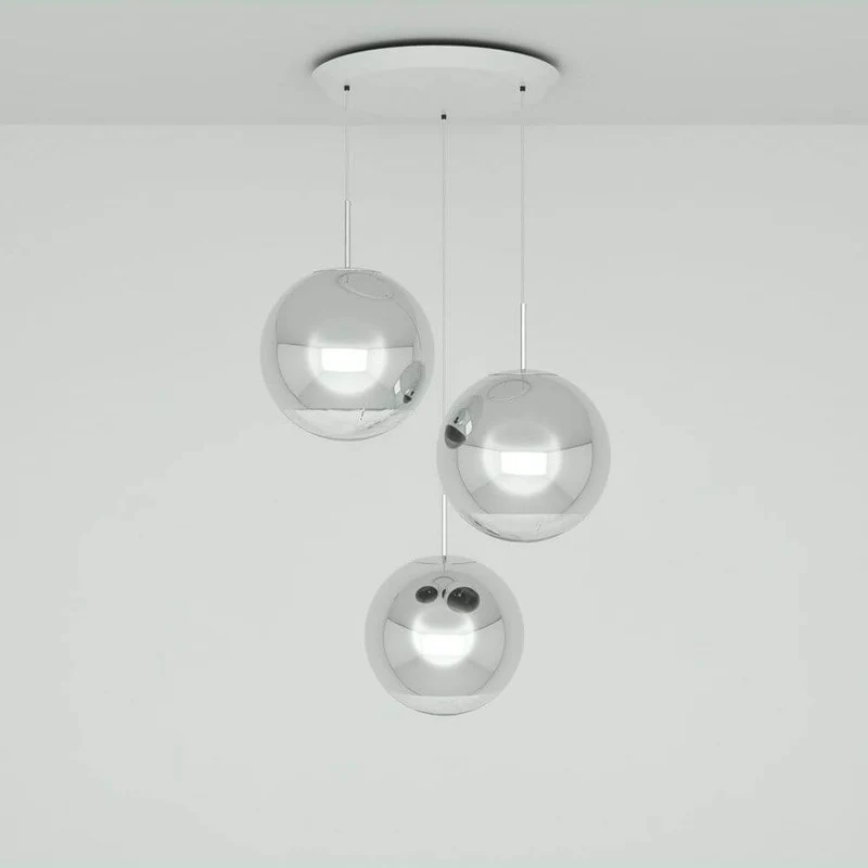 Tom Dixon Mirror Ball 40cm 3er Pendellampe