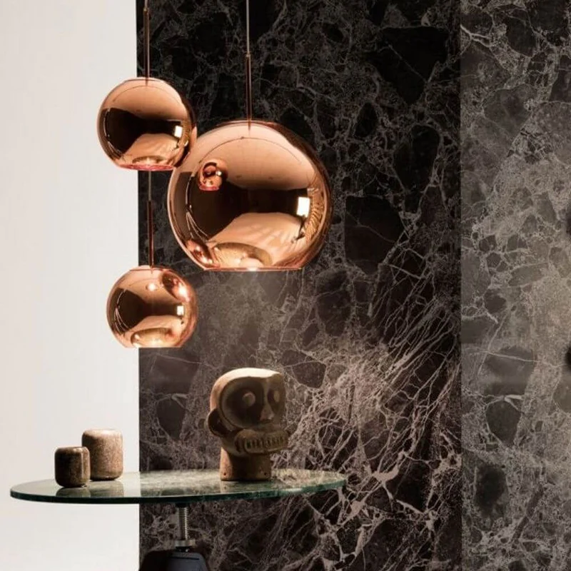 Tom Dixon Copper 3er Pendellampe Ø 78cm