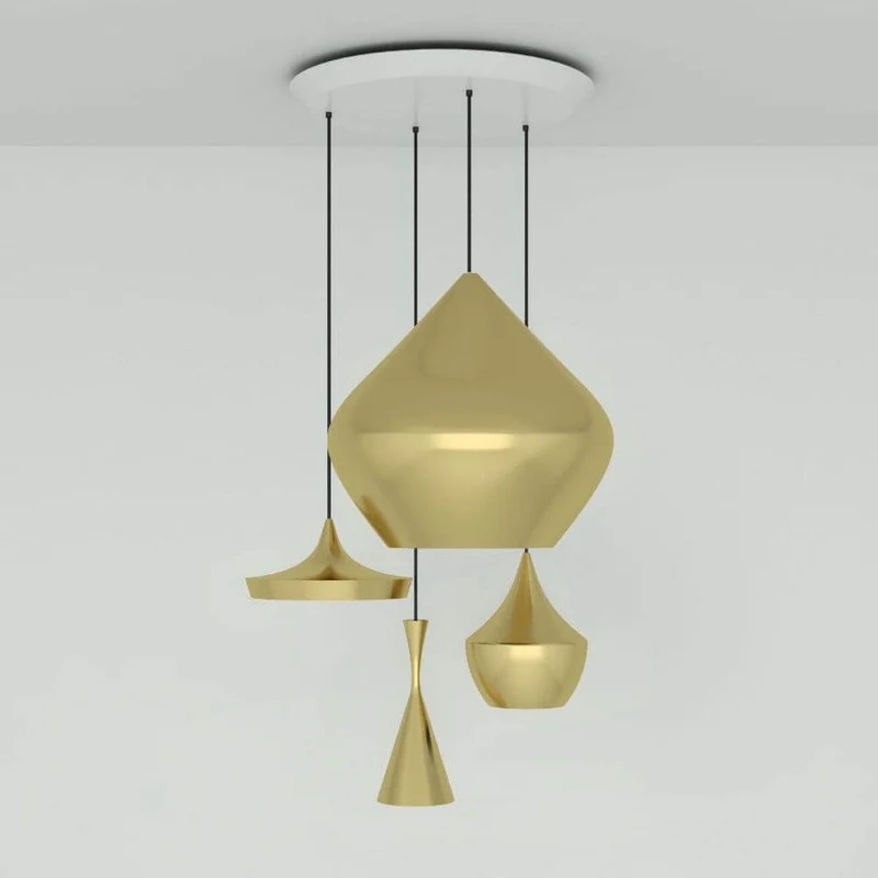 Tom Dixon Beat Round Hängelampe 4er Ø 85cm