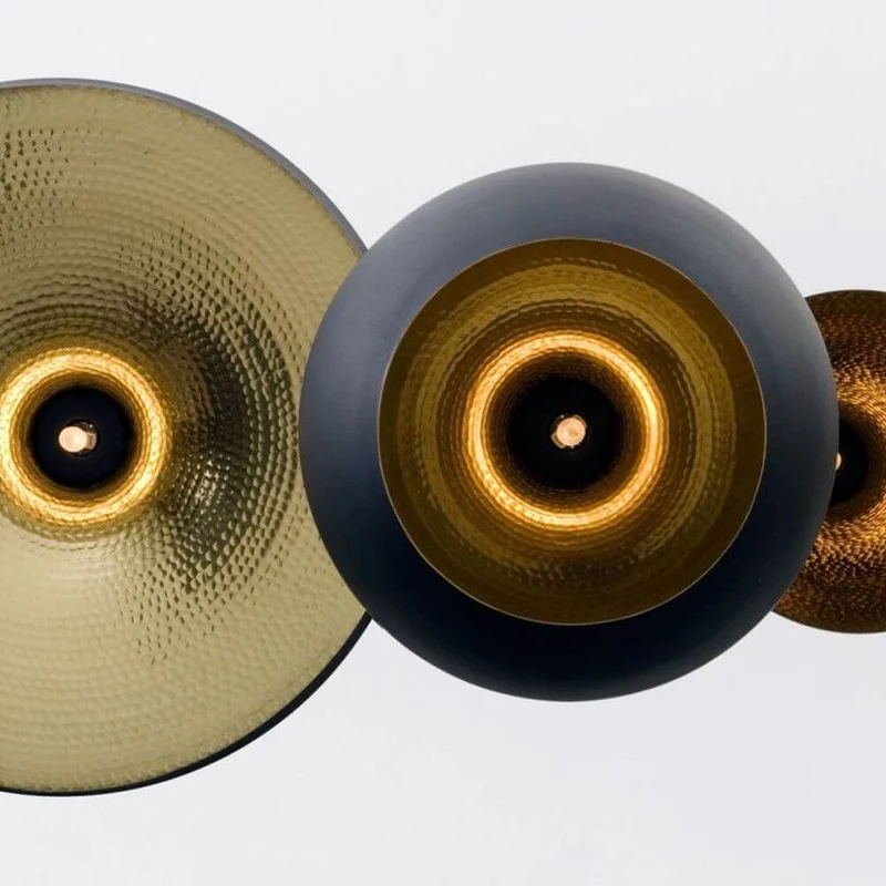 Tom Dixon Beat Range Pendellampe 6er 156cm