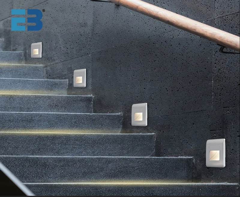 Inbouwspot voor Trappen met Bewegingssensor en Vier Kleuropties | Sansoti