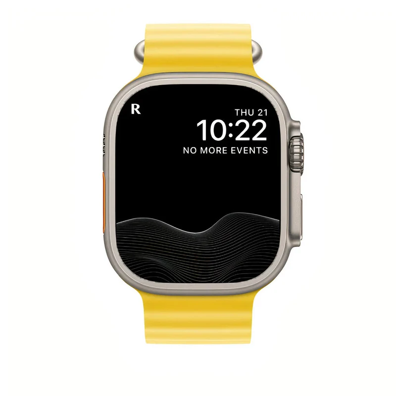 Elastische Horlogeband voor Smartwatch 40-49mm Siliconen Stretch Bandje Geel Blauw Wit Oranje Geschikt voor Sport Duiken Dagelijks Gebruik Comfortabele Pasvorm Ook Over Wetsuit | Sansoti
