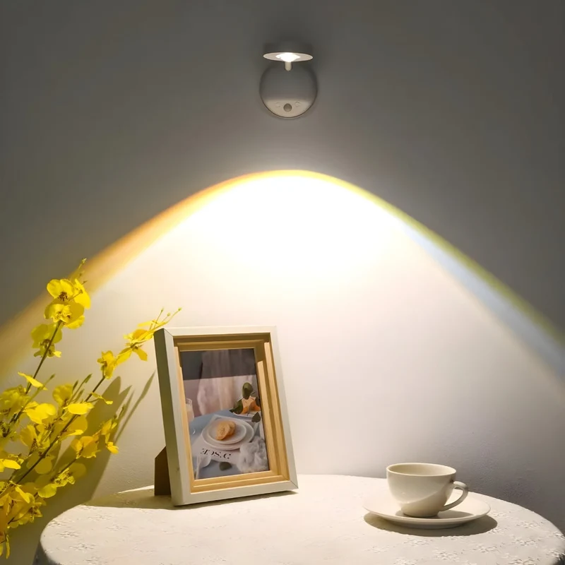 Draadloze LED Spotverlichting met Bewegingssensor 360° Verstelbaar Warm/Neutraal/Koel Wit Oplaadbaar USB-C | Sansoti
