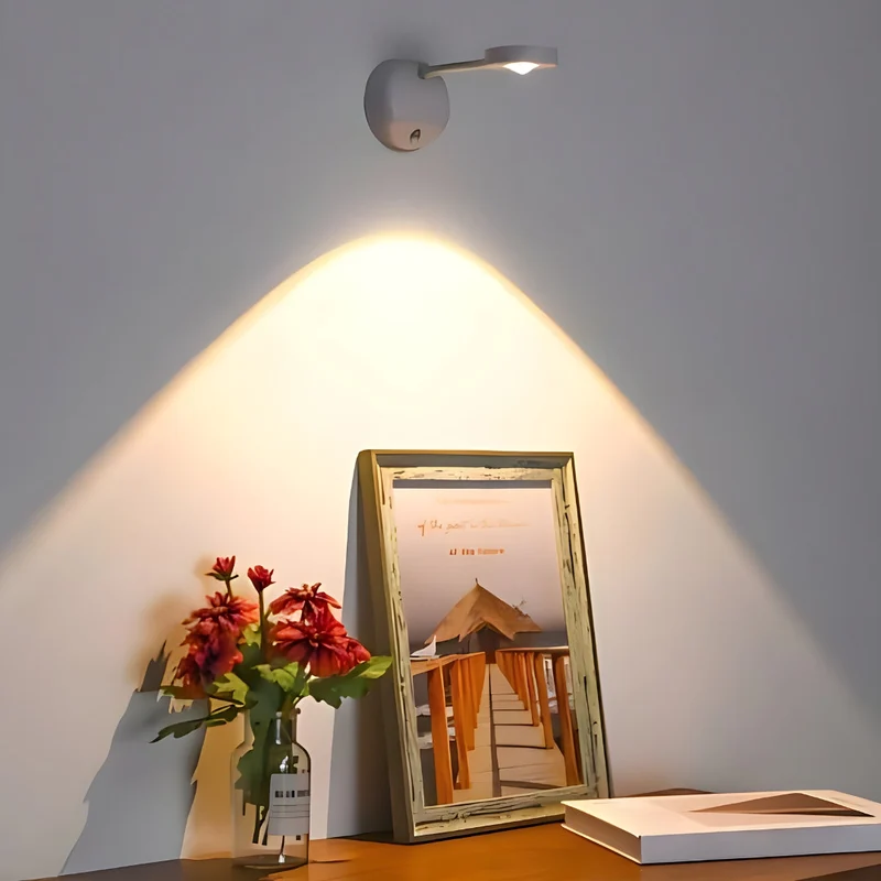 Draadloze LED Spotverlichting met Bewegingssensor 360° Verstelbaar Warm/Neutraal/Koel Wit Oplaadbaar USB-C | Sansoti