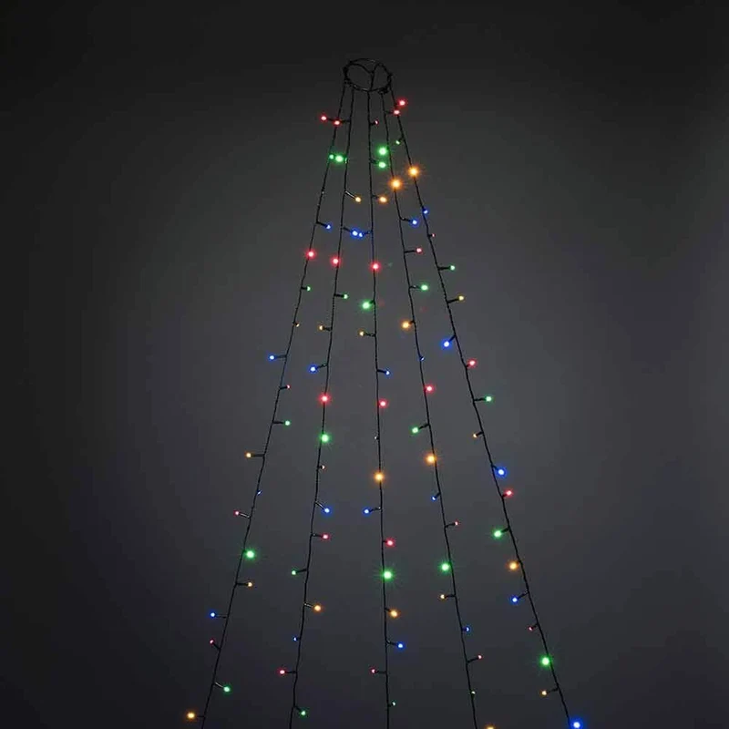 Feierlicher LED Baummantel mit Befestigungsring IP20