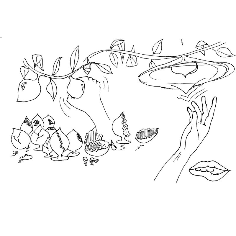 Desideria LED Hängelampe Pumoform Ø 9cm