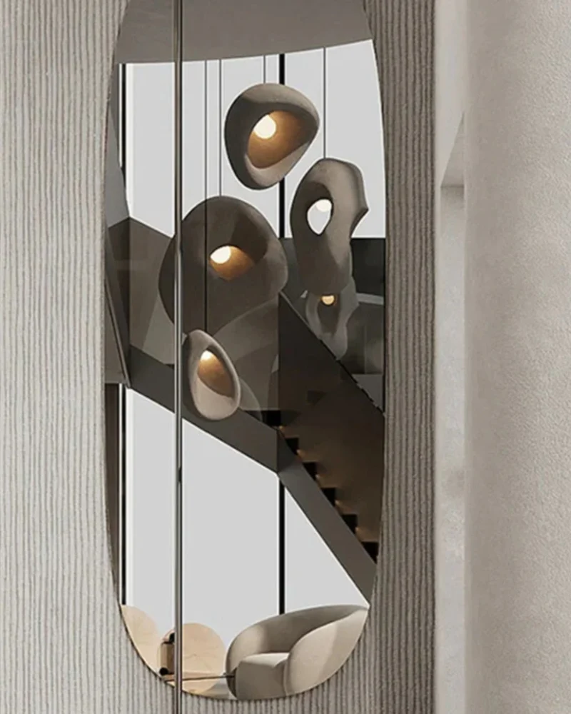 Organische Steen Hanglamp – Sculptural Elegantie voor Modern Interieur | Sansoti