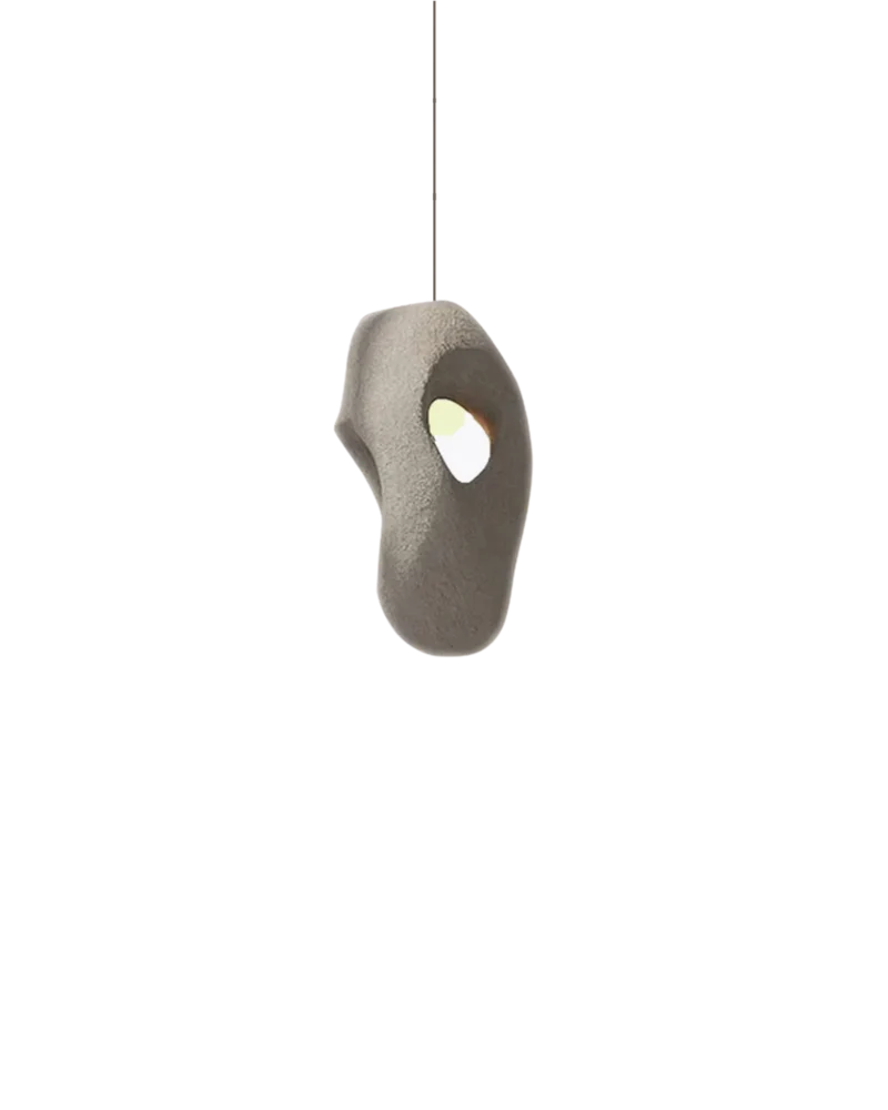 Organische Steen Hanglamp – Sculptural Elegantie voor Modern Interieur | Sansoti