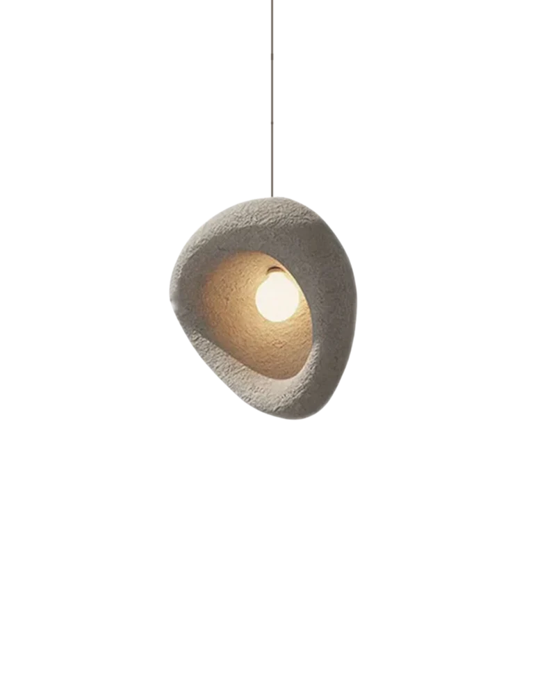 Organische Steen Hanglamp – Sculptural Elegantie voor Modern Interieur | Sansoti