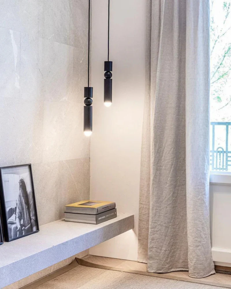 Sculptuurlamp Hanglamp met Vloeiende Vormen Zwart Goud Zilver 1-3-5 Lichtpunten Modern Design Eetkamer Woonkamer Slaapkamer Verlichting | Sansoti