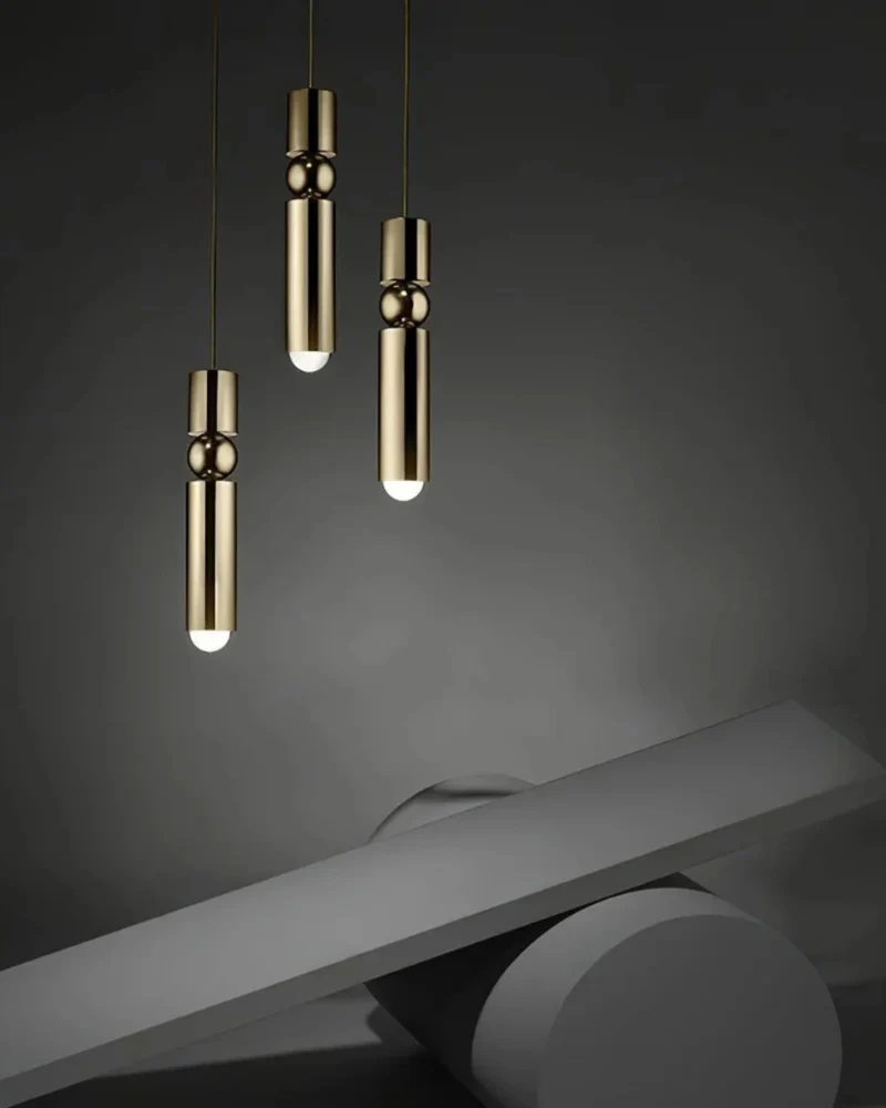 Sculptuurlamp Hanglamp met Vloeiende Vormen Zwart Goud Zilver 1-3-5 Lichtpunten Modern Design Eetkamer Woonkamer Slaapkamer Verlichting | Sansoti