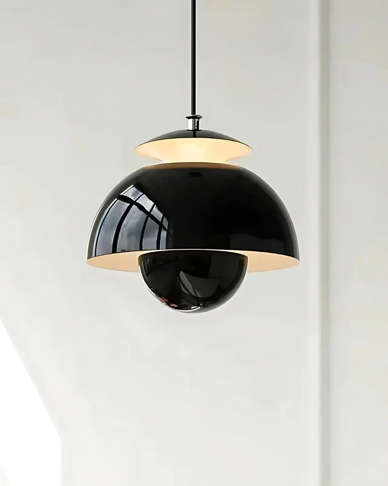Minimalistische Hanglamp Wit Rond Design Scandinavisch Interieur Eetkamer Slaapkamer Woonkamer Sfeerverlichting | Sansoti